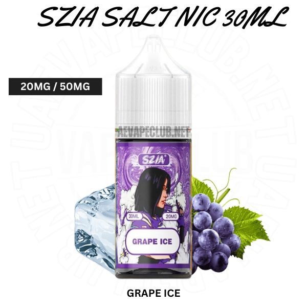 Szia-Salt-Nic-Grape-Ice-30Ml.jpg SZIA Salt 20MG and 50MG Nicotine 30ML E-liquid