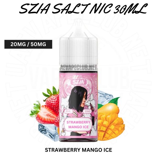 Szia-Salt-Nic-Strawberry-Mango-Ice-30Ml.jpg SZIA Salt 20MG and 50MG Nicotine 30ML E-liquid