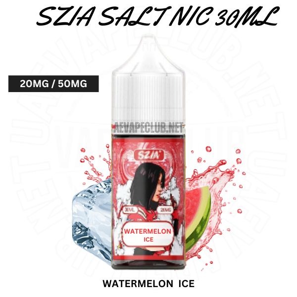 Szia-Salt-Nic-Watermelon-Ice-30Ml.jpg SZIA Salt 20MG and 50MG Nicotine 30ML E-liquid