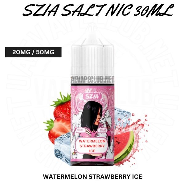 Szia-Salt-Nic-Watermelon-Strawberry-Ice-30Ml.jpg SZIA Salt 20MG and 50MG Nicotine 30ML E-liquid