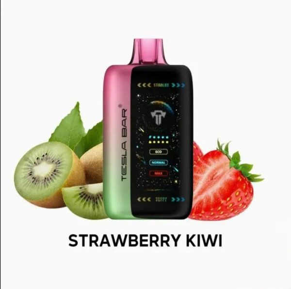 TESLA-BAR-XT-40000-PUFFS-STRAWBERRY-KIWI TESLA BAR XT-40000 Puffs 50MG Nicotine