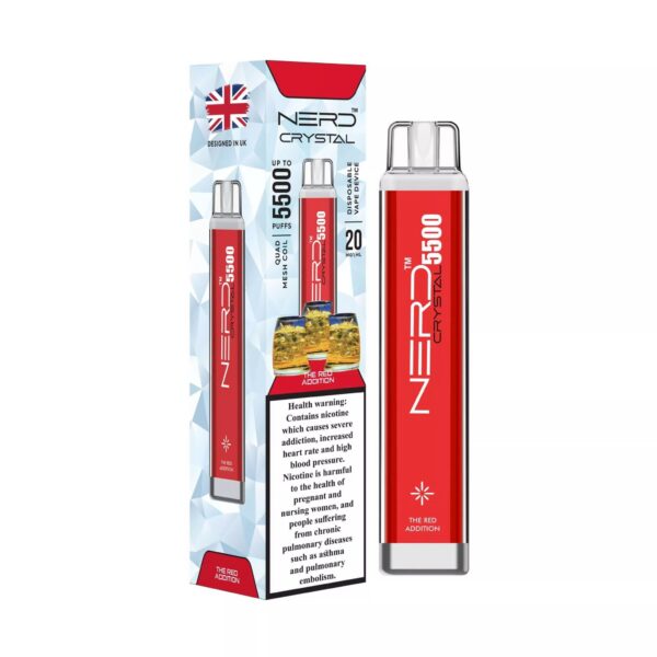 THE-RED-ADDITION-Buy-NERD-Crystal-Disposable-in-Dubai-NERD-5500-Crystal-1.jpg NERD Crystal 5500 Puffs 2% Nicotine Disposable vape