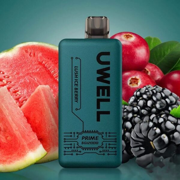 UWELL-PRIME-BG12000-VAPE-Price-in-Dubai-LUSH-ICE-BERRY UWELL Prime BG12000 Puffs 50MG Disposable Vape