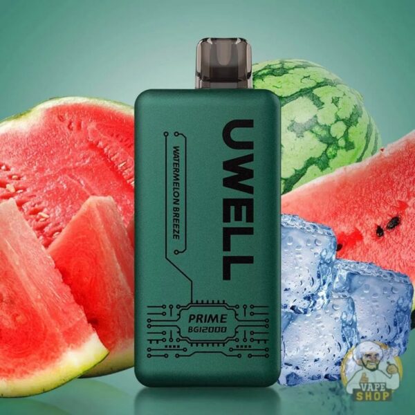 UWELL-PRIME-BG12000-VAPE-Price-in-Dubai-WATERMELON-BREEZE UWELL Prime BG12000 Puffs 50MG Disposable Vape