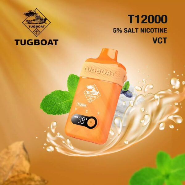 VCT.jpg Tugboat T12000 puffs 50 MG rechargeable vape