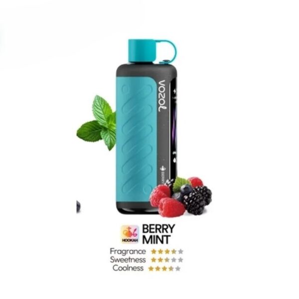 VOZOL-Gear-Hookah-40000-Puffs-Disposable-Vape-5mg-Berry-Mint.jpg VOZOL Gear Hookah 40000 Puffs 50mg