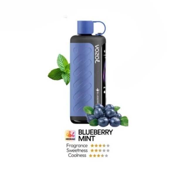 VOZOL-Gear-Hookah-40000-Puffs-Disposable-Vape-5mg-Blueberry-Mint.jpg VOZOL Gear Hookah 40000 Puffs 50mg