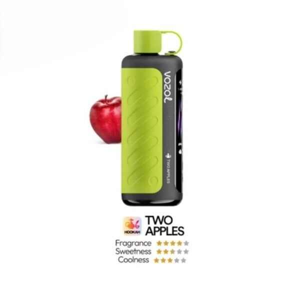 VOZOL-Gear-Hookah-40000-Puffs-Disposable-Vape-5mg-Two-Apples.jpg VOZOL Gear Hookah 40000 Puffs 50mg