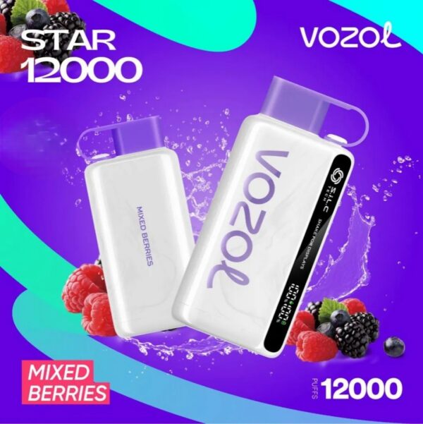 VOZOL-STAR-12000-Puffs-Mixed-Berries VOZOL STAR 12000 Puffs 20mg & 50mg Disposable Vape