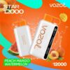 VOZOL-STAR-12000-Puffs-Peach-Mango-Watermelon VOZOL STAR 12000 Puffs 20mg & 50mg Disposable Vape