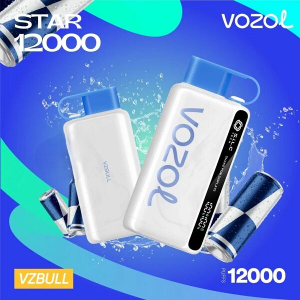 VOZOL-STAR-12000-Puffs-VZBULL VOZOL STAR 12000 Puffs 20mg & 50mg Disposable Vape
