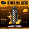 Vozol-Shisha-Mango-Freeze VOZOL Gear Shisha 25000 puffs 5MG Nicotine