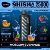 Vozol-Shisha-Moscow-Evenings VOZOL Gear Shisha 25000 puffs 5MG Nicotine