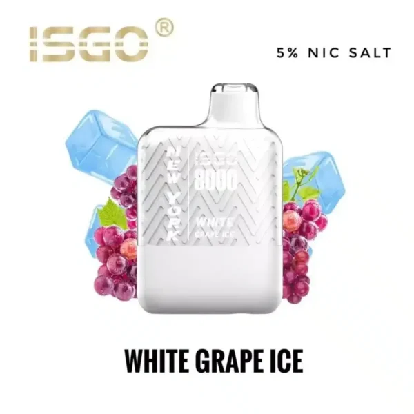 Isgo New York 8000 Puffs 50MG Nicotine Disposable Vape