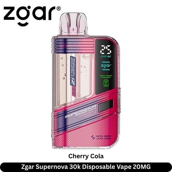 Zgar Supernova 30000 Puffs 20mg Disposable Vape