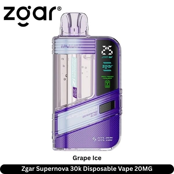 Zgar Supernova 30000 Puffs 20mg Disposable Vape