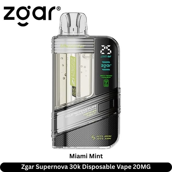 Zgar Supernova 30000 Puffs 20mg Disposable Vape