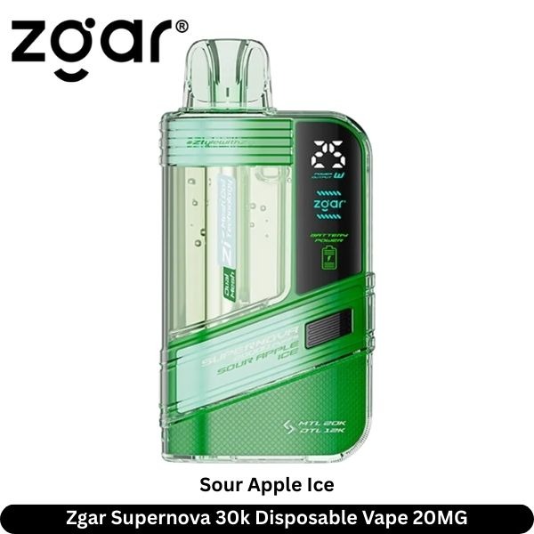 Zgar Supernova 30000 Puffs 20mg Disposable Vape