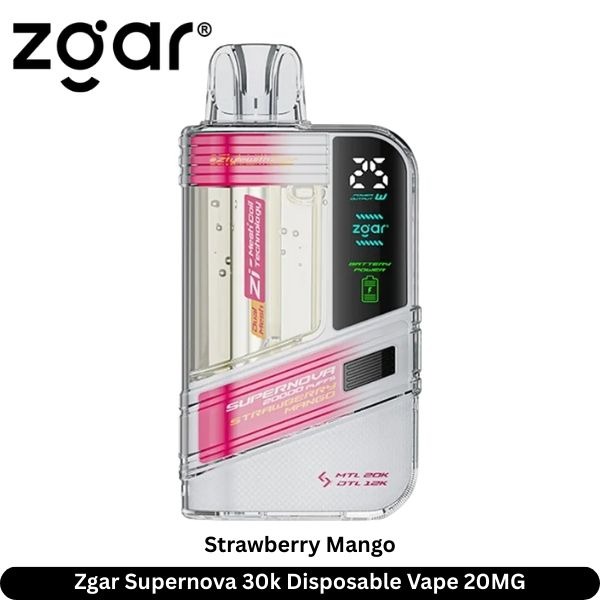 Zgar Supernova 30000 Puffs 20mg Disposable Vape