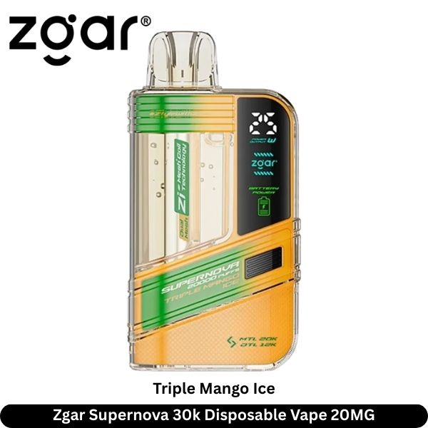Zgar Supernova 30000 Puffs 20mg Disposable Vape