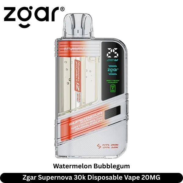 Zgar Supernova 30000 Puffs 20mg Disposable Vape