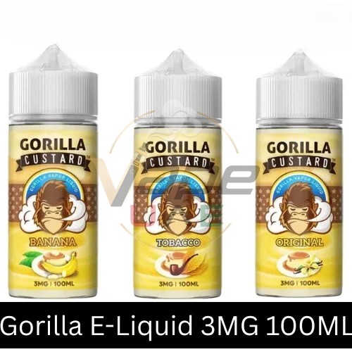 GORILLA E-Liquid 100ml 3mg Vape Juice