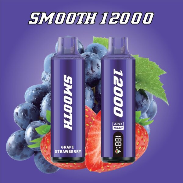 grape strawberry SMOOTH Whale 12000 Puffs 20mg&50mg Disposable Vape
