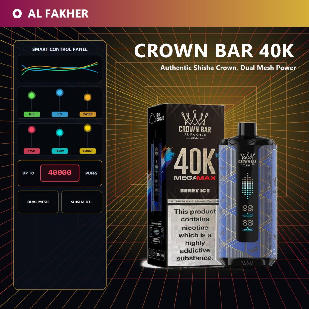 Crown Bar Al Fakher 40000 puffs v2.0 6mg nicotine