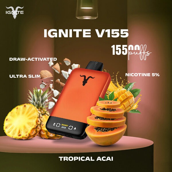 ignite-v155-15500puffs-tropical-acai-1.jpg IGNITE V155 15500 puffs 50MG Nicotine Disposable Vape
