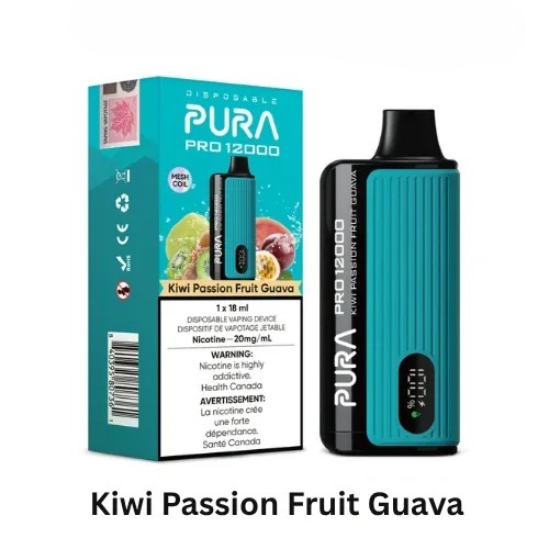 imgi_9_pura-pro-12000-puffs-disposable-vape-kiwi-passion-fruit-guava PURA Pro 12000 Puffs 20 MG and 50MG nicotin