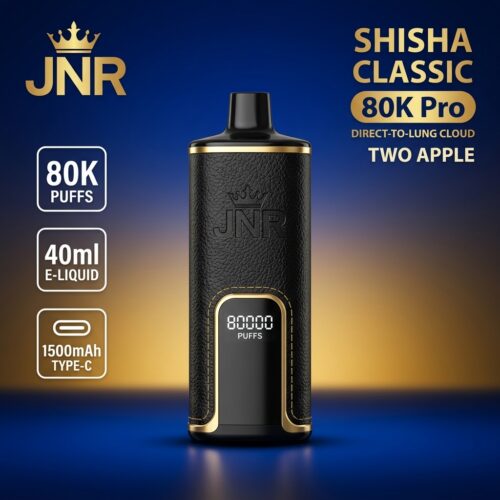 jnr-shisha-classic-80000-puffs.jpg JNR SHISHA CLASSIC 80000 PUFFS 3MG Nicotine DISPOSABLE VAPE