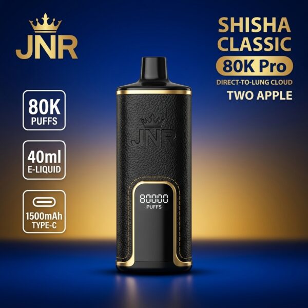 jnr-shisha-classic-80000-puffs.jpg JNR SHISHA CLASSIC 80000 PUFFS 3MG Nicotine DISPOSABLE VAPE