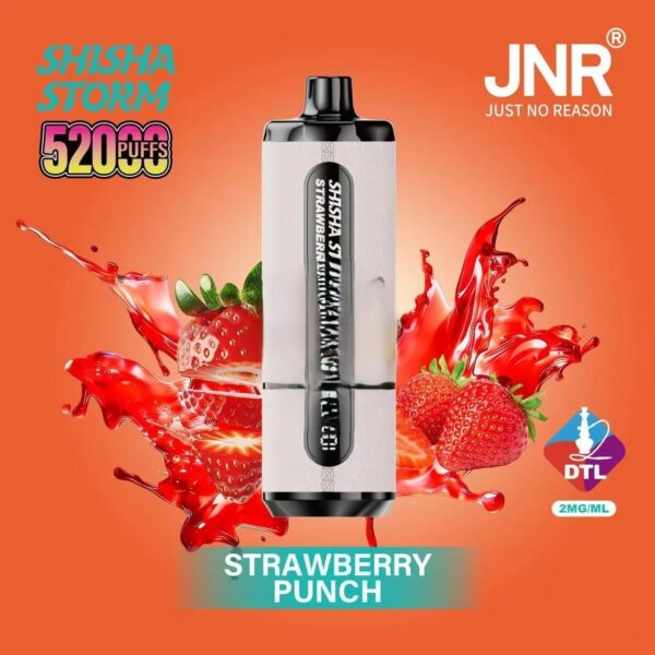 jnr-shisha-storm-52000-puffs-disposable-vape-2-dtl-in-the-uae-strawberry-punch.jpg JNR Shisha Storm 52000 Puffs Disposable Vape 20mg DTL