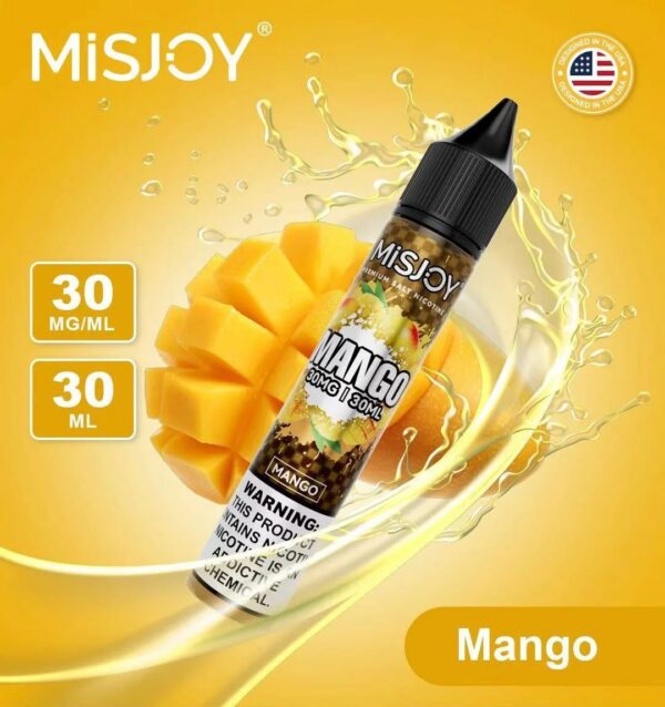 mango-1.jpg Misjoy premium salt nicotine 30mg 30ml liquid USA brand