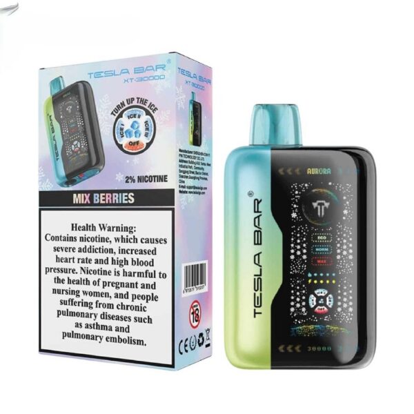 mix berries TESLA BAR XT 30000 Puffs 20mg Nicotine