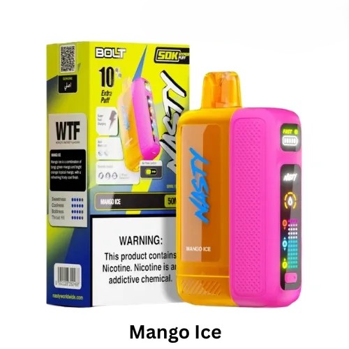Nasty Bolt 50000 Puffs 50MG Nicotine Disposable Vape
