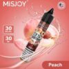peach.jpg Misjoy premium salt nicotine 30mg 30ml liquid USA brand