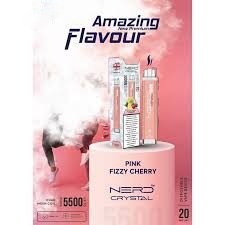 pink-fizzy-cherry-1.jpg NERD Crystal 5500 Puffs 2% Nicotine Disposable vape