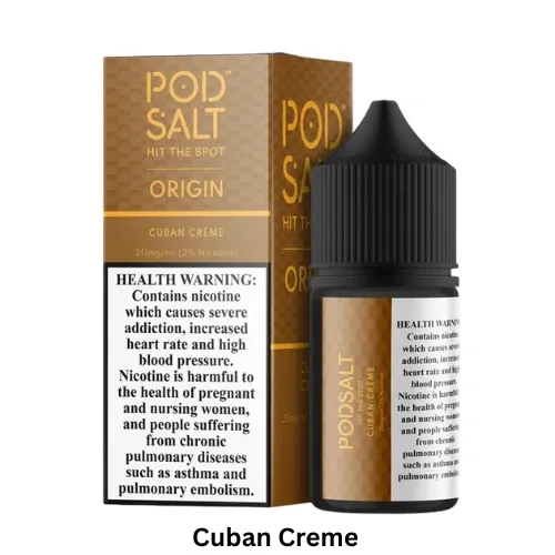 pod-salt-cuban-creme-30ml-salt-nic.webp Pod Salt Core Salt Nicotine 20MG 30ML E-Juice