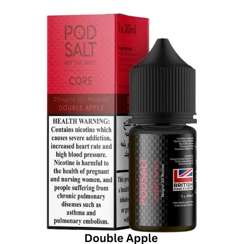 pod-salt-double-apple-30ml-salt-nic.webp Pod Salt Core Salt Nicotine 20MG 30ML E-Juice