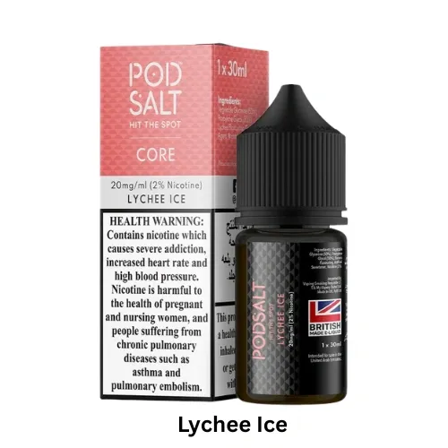 pod-salt-lychee-ice-30ml-salt-nic.webp Pod Salt Core Salt Nicotine 20MG 30ML E-Juice