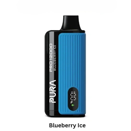 pura-pro-12000-puffs-disposable-vape-blueberry-ice PURA Pro 12000 Puffs 20 MG and 50MG nicotin