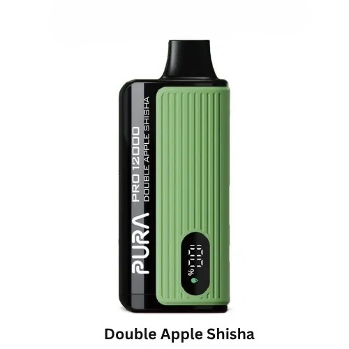 pura-pro-12000-puffs-disposable-vape-double-apple-shisha PURA Pro 12000 Puffs 20 MG and 50MG nicotin