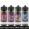 Sam Vape 120ml E-liquid 3mg Nicotine Strength