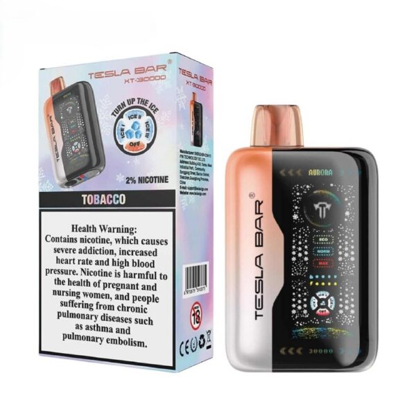 tobacco TESLA BAR XT 30000 Puffs 20mg Nicotine