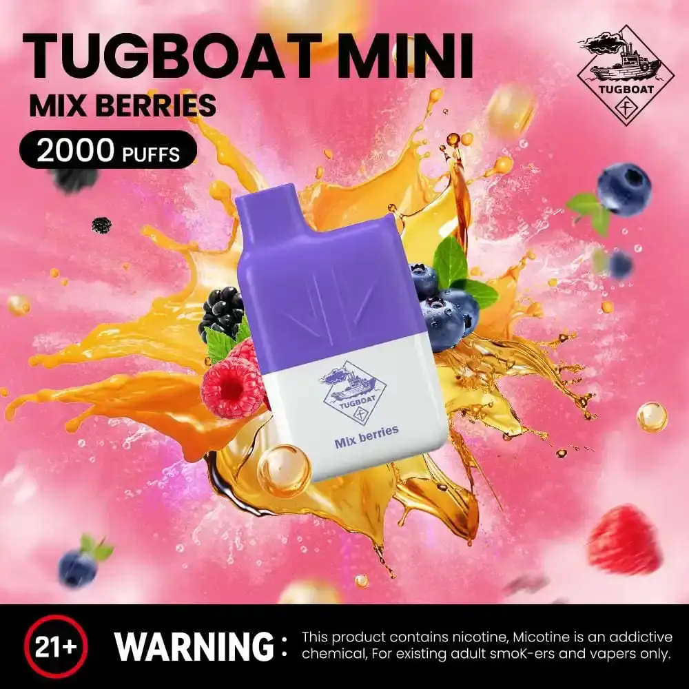 Tugboat Mini 2000 Puffs 20MG Nicotine