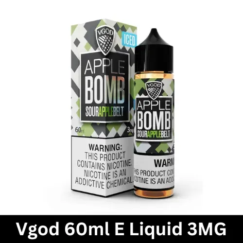 vgod-juice-60ml-iced-apple-bomb.webp Vgod 60ml E Liquid 3MG E Juice - Vape Juice