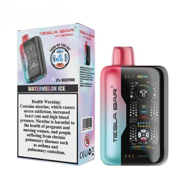 watermelon ice TESLA BAR XT 30000 Puffs 20mg Nicotine