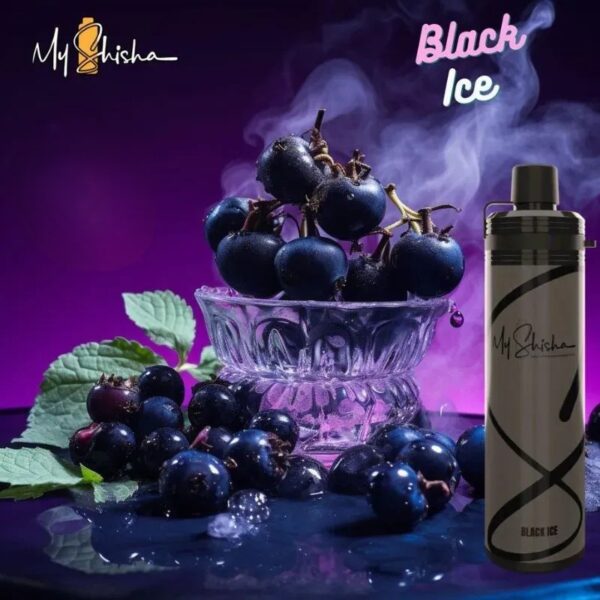 My-Shisha-XL-16500-Puffs-DTL-Disposable-black-ice My Shisha XL 16500 Puffs 3mg nicotine DTL Disposable Vape