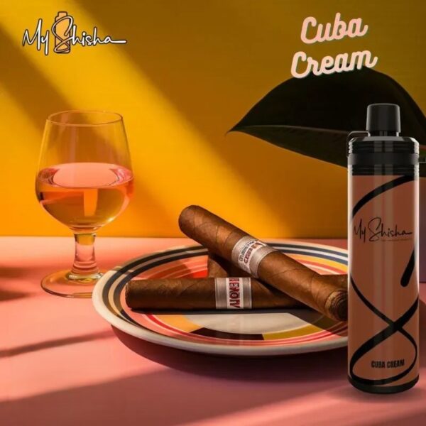 My-Shisha-XL-16500-Puffs-DTL-Disposable-cube-cream My Shisha XL 16500 Puffs 3mg nicotine DTL Disposable Vape